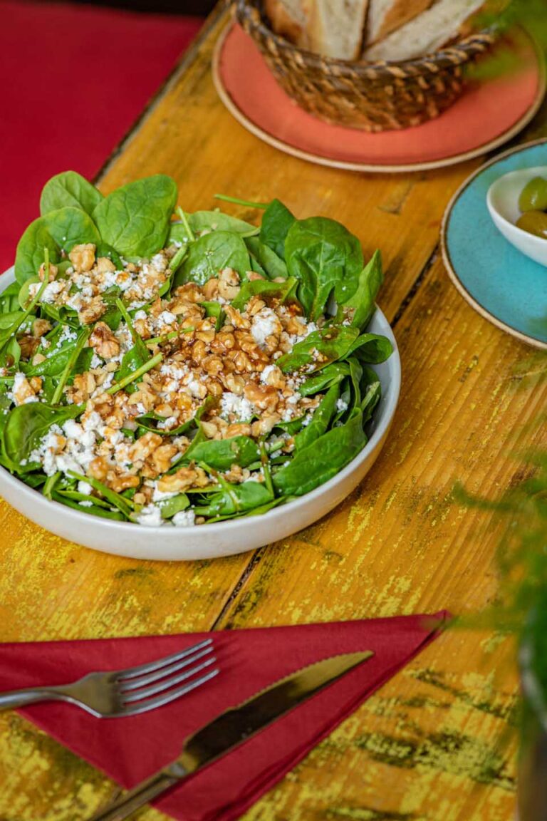Goats Cheese n Walnut Salad from el Bareto Photography by Bevan Cockerill