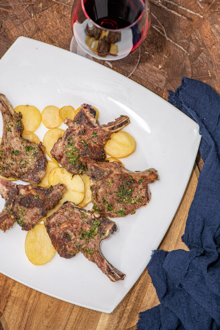 Lamb Chops & Potatoes - Food Photography by Bevan Cockerill