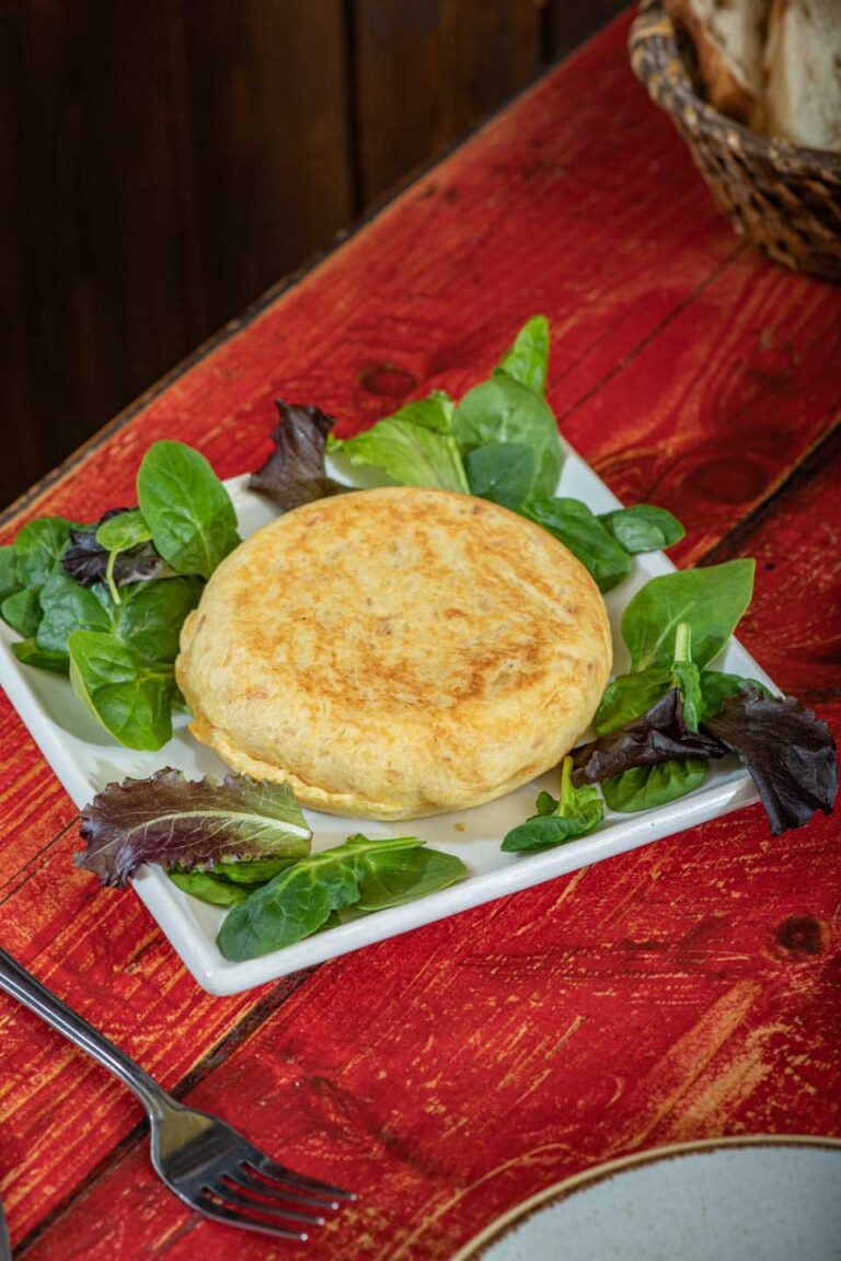 Potato & Onion Omelette Photography by Bevan Cockerill